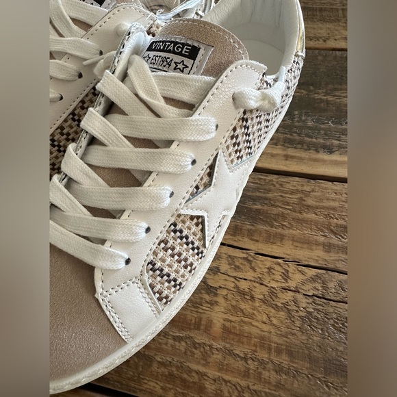 Vintage Havana Carla Tweed Multi Mix Sneaker Size 8 New! - Picture 5 of 11